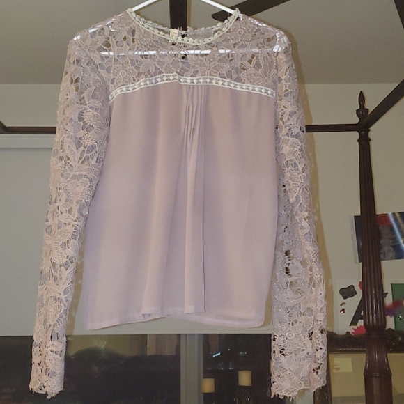 Lace sheer shirt - Picture 1 of 2